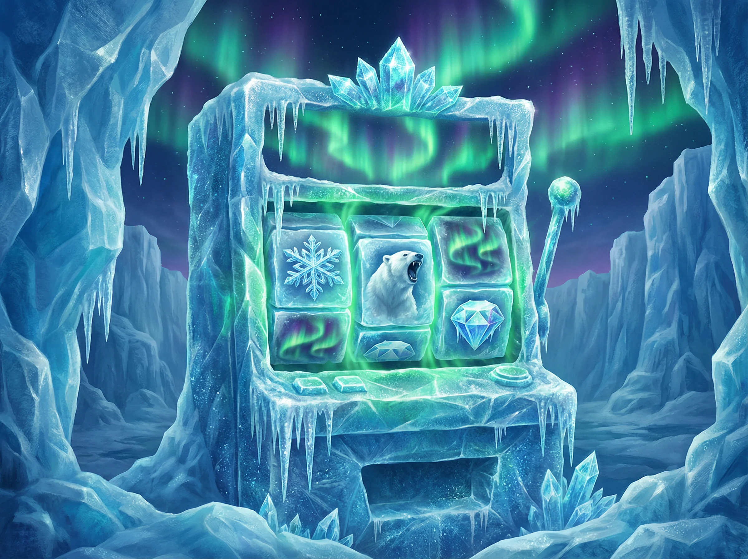 PG电子凤凰传奇的冰封老虎机界面