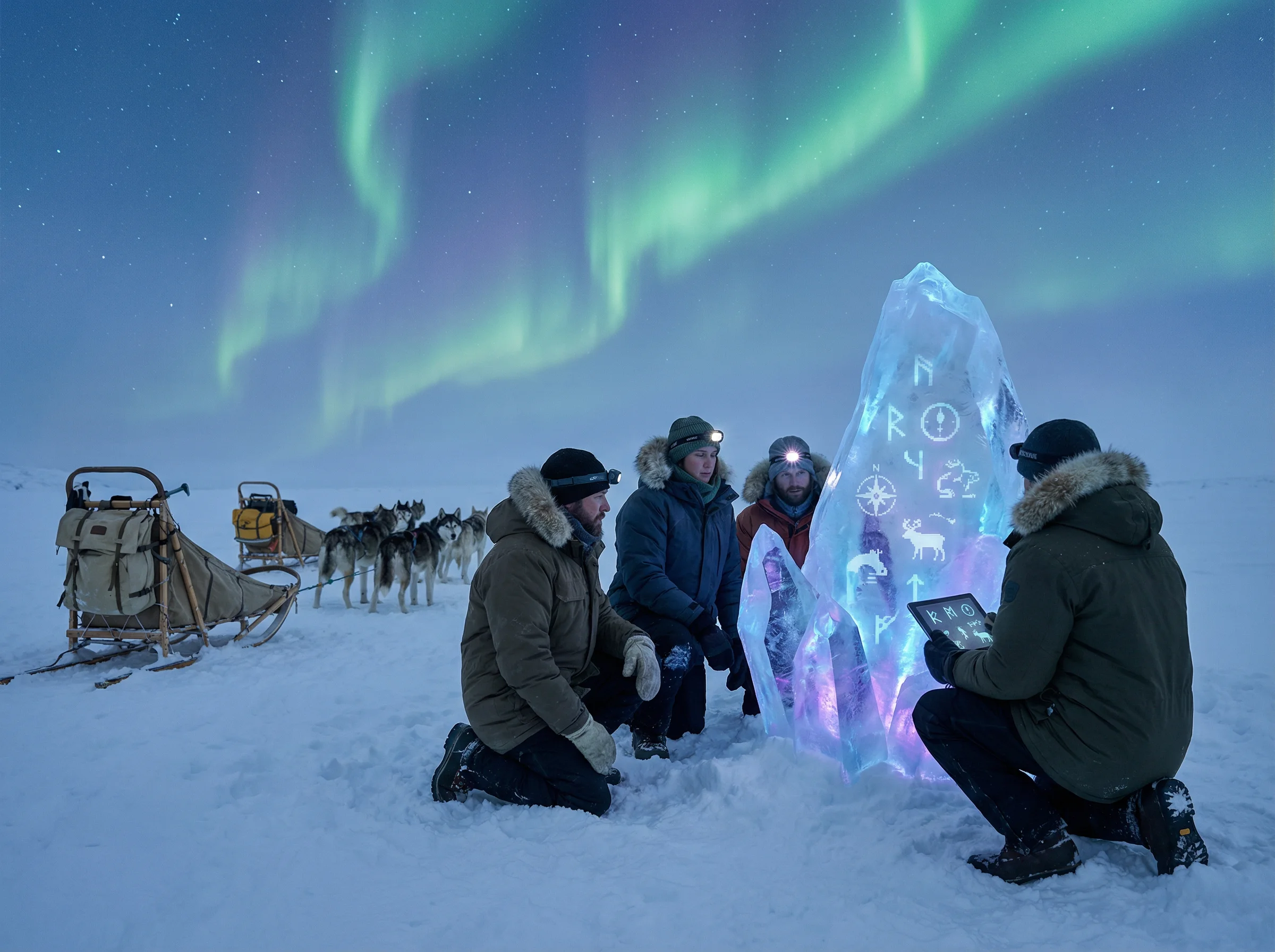 PG电子游戏中的极地探索场景